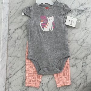 CARTERS 2 piece set 6m
